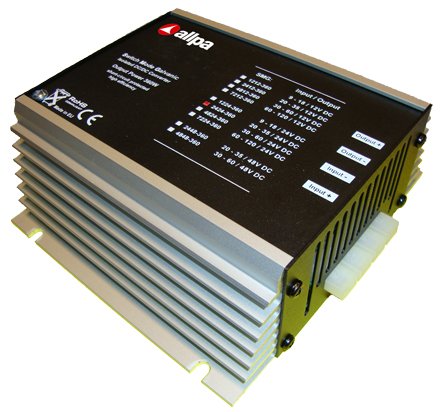 DC/DC Omvormer model 'SMG-2412-360', 20-35V -->12,5V, 25A, 360W, met isolatie - 056111 72dpi - 9056111