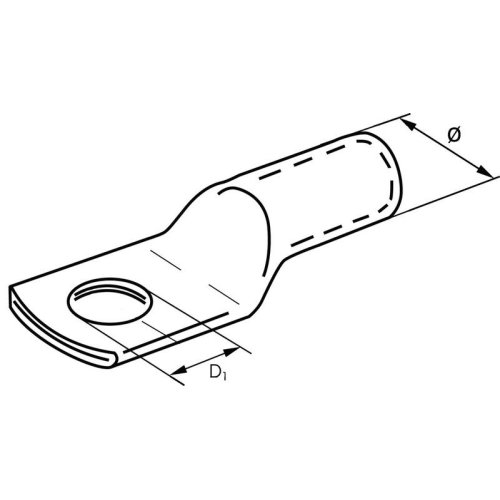 Persbuiskabeloog voor 50mm&sup2; accukabel, M-10 oog - 056312 01 72dpi - 9056312