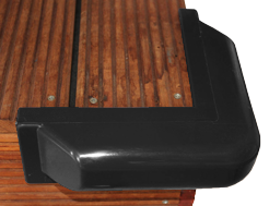 Steigerfender groot, 90&deg;, 60x500mm, zwart - 059046 - 9059046