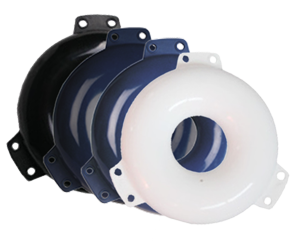 Ringfender, &Oslash;330x90mm, wit - 059110g - 9059110