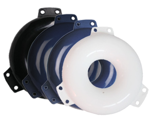 Ringfender, &Oslash;330x90mm, blauw - 059110g - 9059115