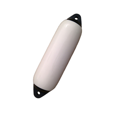 Fender model 'Orca', &Oslash;300mm, L=800mm, wit met zwarte kop (maat 4) opblaasbaar met kogelventiel - 059430 72dpi - 9059433