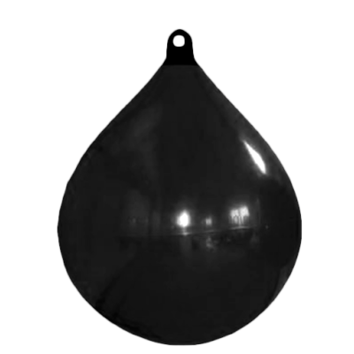 Solid Head buoy, &Oslash;650, L=880mm, zwart met zwarte kop (maat 4) - 059521 3 - 9059524