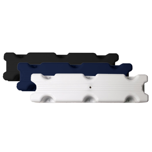 Blockfender, 500x120x70mm, 1,4kg, wit (maat 1) - 059709g - 9059711