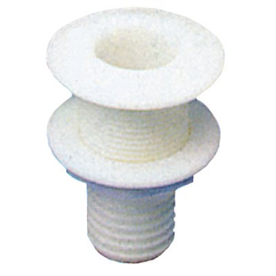 Kunststof huiddoorvoer, 3/4", afm. A=25mm, B=18mm, C=83mm, D=51mm, E=43mm, wit - 062039 72dpi - 9062040