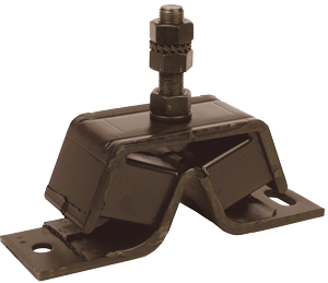 Flexibele motorsteunen, 50&deg; shore, stift M16, afm. 205x60x75mm, max. 50kg - 063150 - 9063150/S