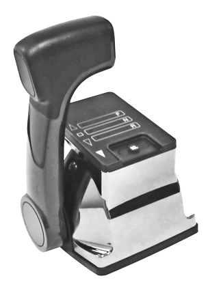 NHK MEC KE-4+ &Eacute;&eacute;nhandel motorbediening outboard stijl (PTT) zonder trim, chrome LH (NM1002-00) - 064757 72dpi - 9064757