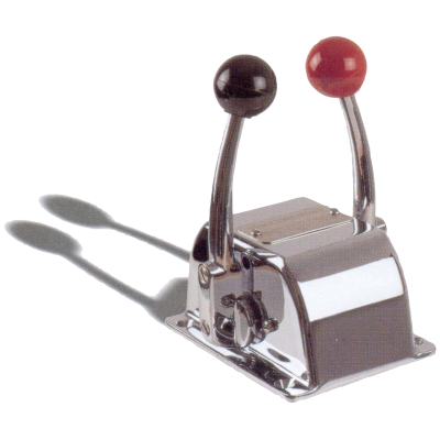 SeaStar Motorbediening S, Twin, topmontage, enkelwerkende twee-handel control (CH5200P) - 065631 72dpi - 9065631
