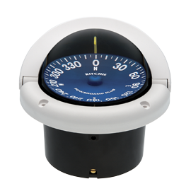 Ritchie Kompas model 'Supersport SS-1002', 12V, inbouwkompas, roos &Oslash;93,5mm/5&deg;, wit - 067019 72dpi - 9067019