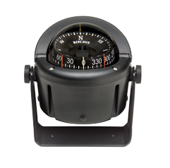 Ritchie Kompas model 'Helmsman', HB-741, 12V, beugelkompas, roos &Oslash;93,5mm/5&deg;, zwart - 067071 72dpi - 9067071