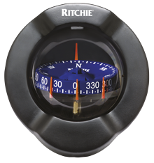 Ritchie Kompas model 'Venture SR-2', 12V, schotkompas, roos &Oslash;93,5mm/5&deg;, zwart, met clinometer - 067085 72dpi - 9067085