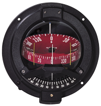 Ritchie Kompas model 'Navigator BN-202', 12V, schotkompas, roos &Oslash;93,5mm/5&deg;, zwart - 067095 72dpi - 9067095