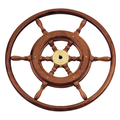 6-Spaaks stuurwiel 'Type 3B' klassiek mahoniehouten stuur met houten hoepel, incl. adapter, &Oslash;700mm - 068370 b 72dpi - 9068370/B