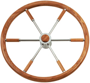 Houten Stuurwiel Type 6   40cm - 068640 72dpi - 9068640