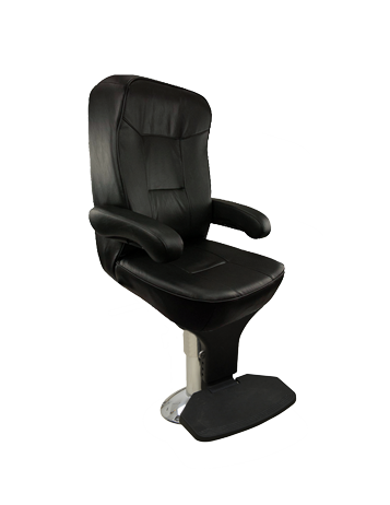 Springfield Mariner de Luxe Helmsman Stuurmansstoel, zwart, package met vaste stoelpoot - 069145 72dpi - 9069145