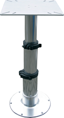 Springfield Aluminium tafelpoot 'Tristar' met 3-traps gasdrukverstelling, H=335-714mm, met vlakke voet - 069194 72dpi - 9069194