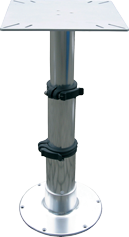 Springfield Aluminium tafelpoot 'Tristar' met 3-traps gasdrukverstelling, H=335-714mm, met vlakke voet - 069194 72dpi - 9069194