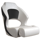 Springfield Stuurstoel model Sport Pro 'Flip-Up', wit/carbon - 069270 72dpi - 9069270