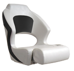 Springfield Stuurstoel model Sport Pro 'Flip-Up', wit/carbon - 069270 72dpi - 9069270