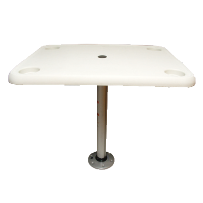 Springfield volkunststof tafelblad rechthoekig set (406x711mm) met poot (H=686mm) en voet - 069447 72dpi - 9069447
