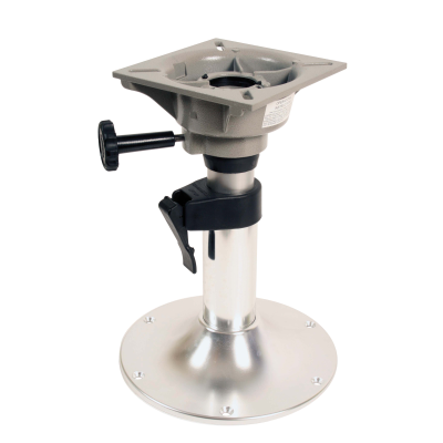Aluminium Belle Deluxe verstelbare stoelpoot, H=310-450mm, 360&deg; draaibaar, aluminium - 069495 72dpi - 9069495