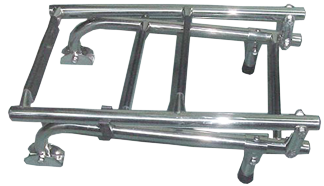 RVS Zwemtrap, 3+3-treden met kunststof bekleed, afm. uitgeklapt 254x1315mm, buis &Oslash;22mm - 069804 72dpi - 9069804