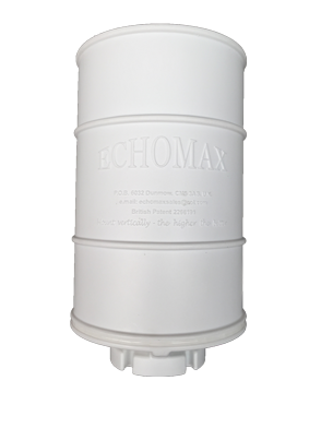 Echomax EM230 midi radarreflector (basemount) zonder RVS beugel, wit - 070421 72dpi 1 - 9070421