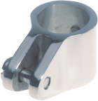 RVS Buiskap middenstuk, &Oslash;22,25mm, aansluiting &Oslash;6,3mm - 072150 72dpi - 9072150