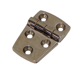 RVS gegoten scharnier, 76x38mm, H=5mm, scharnierpen &Oslash;9mm - 072226 - 9072226