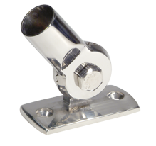 RVS voet voor toplicht, &Oslash;19mm - 072645 72dpi - 9072645