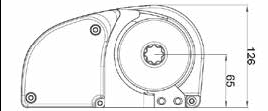 Ankerlier horizontaal, model 'St Tropez', 8mm, 12V, 800W, zonder verhaalkop - 072822 dims b 1 - 72825