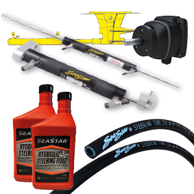 SeaStar Hydraulische sterndrivebesturing met tilt pomp voor Volvo Diesel (met stuurbekrachtiging) - 074129 - 9074129