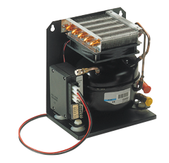 Koelcompressor model 'ND35VR-V', 12/24V, voor koelruimtes tot 90l (incl. QC-koppeling, torenmodel) - 075886 72dpi - 9075886