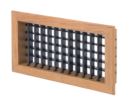 Teak luchtuitstroomrooster, 152x102mm - 075976 72dpi - 9075976