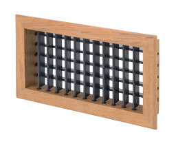 Teak luchtuitstroomrooster, 254x127mm - 075978 72dpi - 9075978