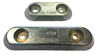 Zink anode boutmontage, gatsafstand = 80mm (0,88kg) - 077860 9 - 9077860