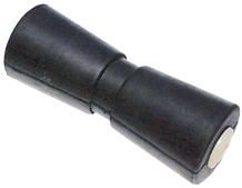 Kielrol, L=432mm, gatmaat 16mm, extra zwaar met nylon lagerbussen (gegoten rubber) - 078032 72dpi - 9078032