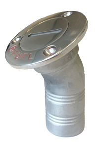 RVS dekvuldop 'Fuel', slangaansluiting &Oslash;38mm, flens &Oslash;76mm, 30&deg; model - 078218 72dpi 1 - 9078718
