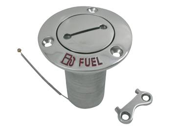 RVS Dekvuldop 'Fuel', slangaansluiting &Oslash;38mm, flens &Oslash;76mm, 0&deg; model - 078220 72dpi - 9078220