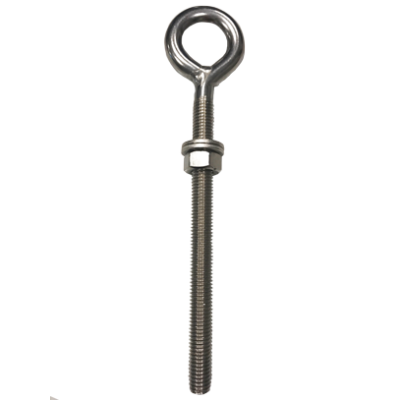 RVS ringbout (schroefoog) met vaste ring M-6, L=60mm - 078420 - 9078420