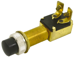 Drukschakelaar 12V, 2-posities, A=28mm, B=14mm, C=18mm, met zwarte knop, max. 20A - 078635 72dpi - 9078635