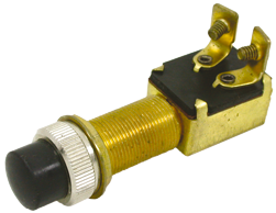 Drukschakelaar 12V, 2-posities, A=28mm, B=14mm, C=18mm, met rode knop, max. 20A - 078635 72dpi - 9078636