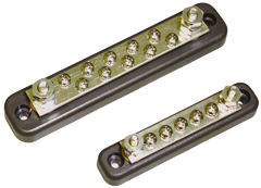 Verbindingsstrip (tinnen strip op ABS-basis), 5-verbindingen, 100A, 106x22mm - 078640 72dpi - 9078640