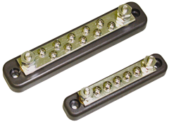 Verbindingsstrip (tinnen strip op ABS-basis), 10-verbindingen, 150A, 152x31mm - 078641 72dpi - 9078641