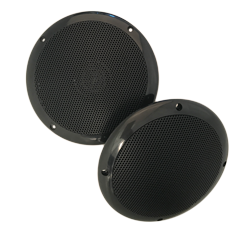 Waterbestendige luidsprekerset, 60W, 2-weg, gatmaat &Oslash;120mm, zwart - 078654 1 - 9078654