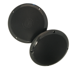 Waterbestendige luidsprekerset, 60W, 2-weg, gatmaat &Oslash;120mm, zwart - 078654 - 9078654