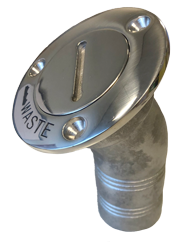 RVS dekvuldop 'Waste', slangaansluiting &Oslash;38mm, flens &Oslash;76mm, 30&deg; model - 078716 72dpi 1 - 9078716