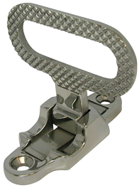 RVS Klapbare voetsteun, A=111mm, B=126mm, C=100mm, D=48mm, max. 180kg - 078795 72dpi - 9078795
