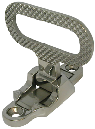 RVS Klapbare voetsteun, A=111mm, B=126mm, C=100mm, D=48mm, max. 180kg - 078795 72dpi - 9078795