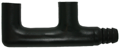 RVS Verzinkbare klamp (compleet met plastic adapter voor waterafvoer) - 078841 2 72dpi - 9078841